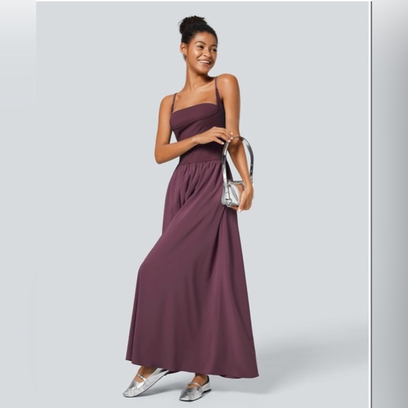 HALARA Women's Maxi Dress in Plum - Picture 2 of 11